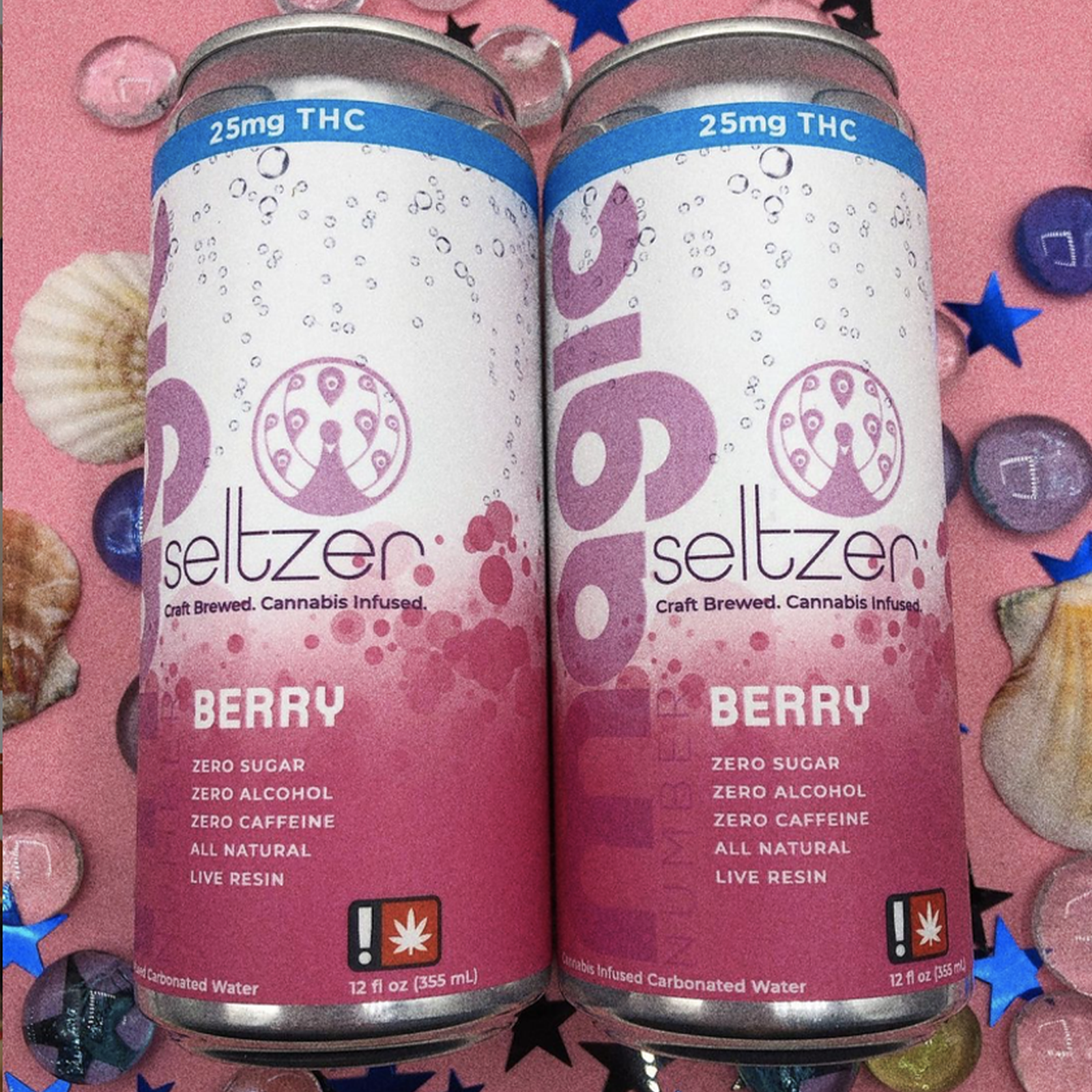 Magic Number: Berry Seltzer Water (25mg)